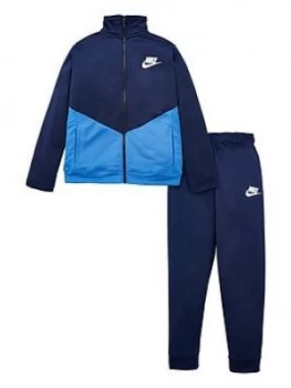 Nike Boys Futura Tracksuit - Blue, Size 13-15 Years, XL