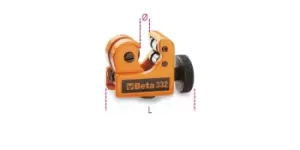 Beta Tools 332 Mini Copper Pipe Cutter Ø: 3-16mm (1/8" - 5/8") 003320001