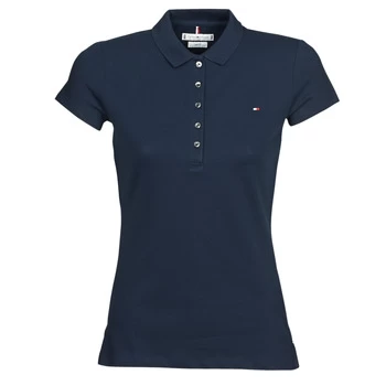 Tommy Hilfiger HERITAGE SS SLIM POLO womens Polo shirt in Blue - Sizes S,M