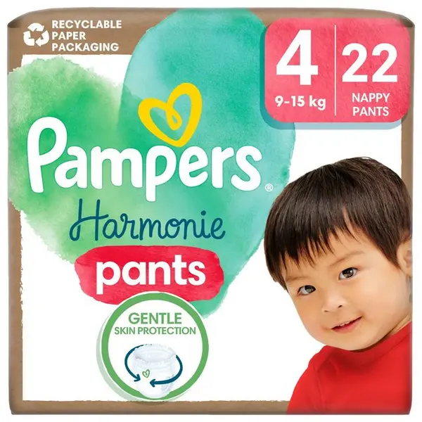 Pampers Harmonie Nappy Pants Size 4 22 Nappies