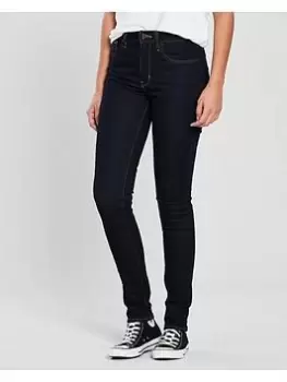 Levis 721 High Rise Skinny Jeans - Indigo, Size 32, Inside Leg 32, Women