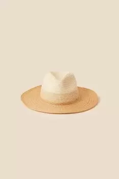 Contrast Weave Fedora