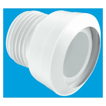 Straight MACFIT WC Connector - 110mm Outlet - Mcalpine