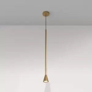 Maytoni Arrow Slim Pendant Ceiling Light Gold GU10