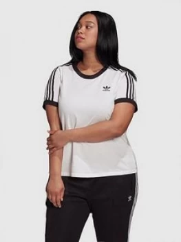 Adidas Originals Plus 3 Stripe Tee - White