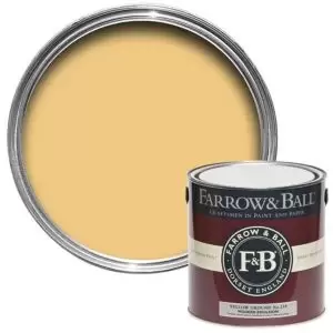 Farrow & Ball Modern Yellow Ground No. 218 Matt Emulsion Paint, 2.5L