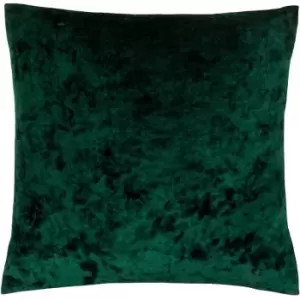 Paoletti Verona Crushed Velvet Cushion Cover (60cm x 40cm) (Emerald Green) - Emerald Green