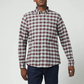 Barbour Mens Alderton Tailored Shirt - Red - M