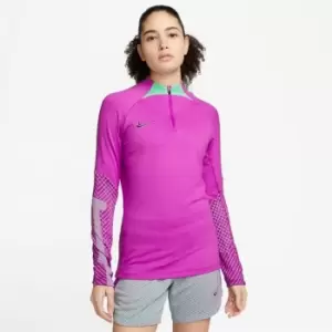 Nike Dri-FIT Strike Womens Drill Top - Purple