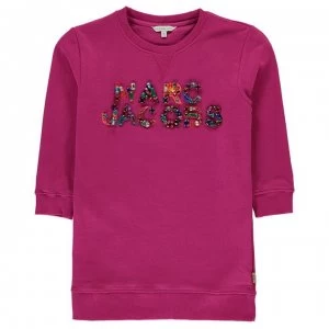 Marc Jacobs Children Girls Pearl Logo Dress - Fuschia 490