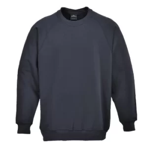 Portwest Mens Roma Sweatshirt Dark Navy 3XL