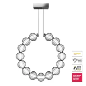 Amulet Modern Pendant Ceiling Light Chrome, 4000K