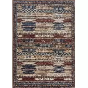 Mastercraft Alhambra Rug - 6576A Ivory - 160x230cm, Cotton - Red