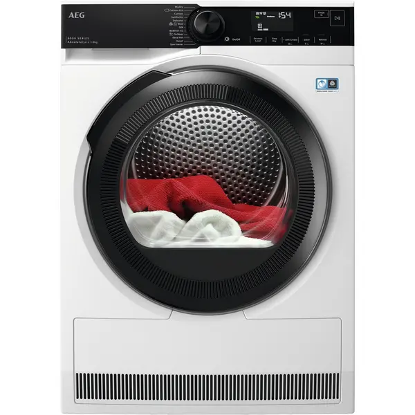 AEG Series 8000 TR848P4B 8KG Heat Pump Tumble Dryer