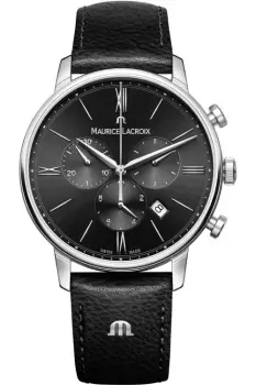 Mens Maurice Lacroix Eliros Chronograph Watch EL1098-SS001-310-1