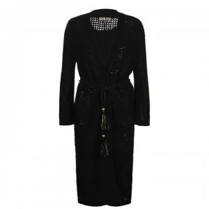 Biba Crochet Cardigan - Black