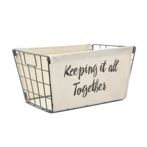 Sass & Belle Keeping it all Together Wire Storage Basket