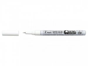 Pilot Super Color Extra Fine Paint Marker White PK12