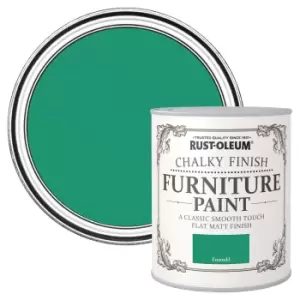 Rust-Oleum Emerald Flat Matt Furniture Paint 125 Ml