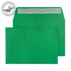 Blake Creative Colour C6 120gm2 Peel and Seal Wallet Envelopes Avocado