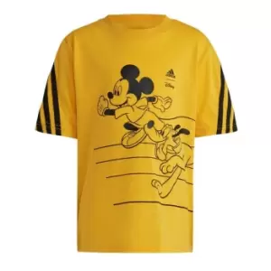 adidas Disney Mickey Mouse T-Shirt Kids - Bold Gold / Black