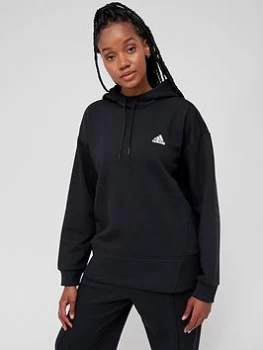 adidas Studio Yoga Hoodie - Black Size XL Women