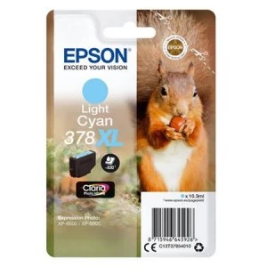 Epson Squirrel 378XL Light Cyan Ink Cartridge