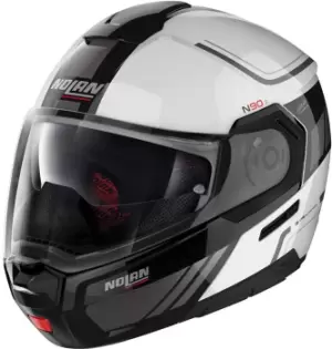 Nolan N90-3 Voyager N-Com Helmet, black-grey-white Size M black-grey-white, Size M