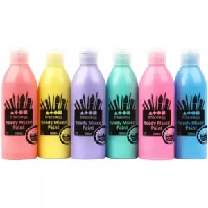 Ready Mix Pearlescent Paint (Assorted) 6 x 300ml Bottles - Brian Clegg