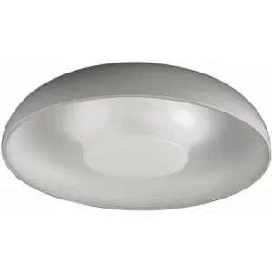 Tandem ceiling light, steel and PPMA, matt white, 60 cm