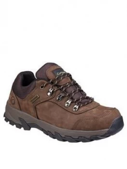 Cotswold Hawling Lace Up Walking Shoes, Brown, Size 12, Men