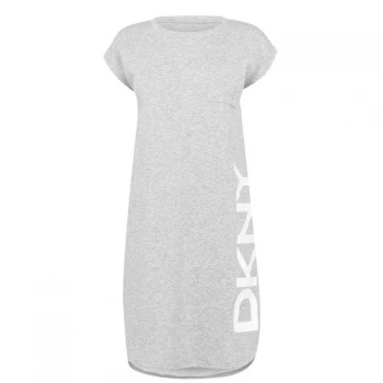 DKNY Logo Mini Dress - Grey