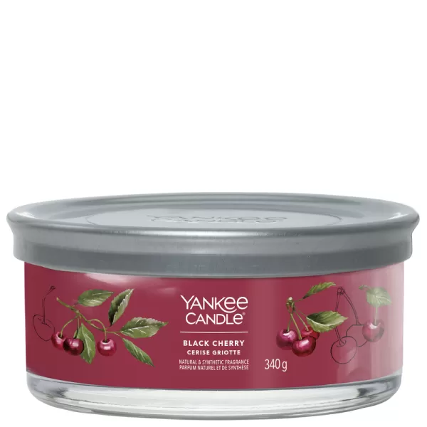 Yankee Candle Signature Multi Wick Tumbler Black Cherry Scented Candle 340g