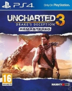 Uncharted 3 Drakes Deception Remastered PS4 Game