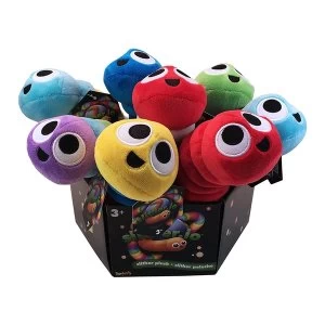 Slither.io Assorted Styles Bendable 8" Plush Toy 1 Supplied