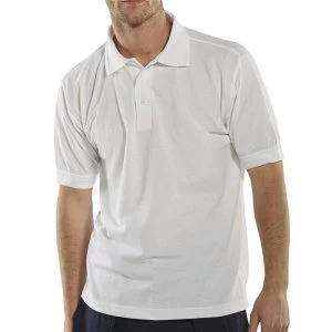 Click Workwear Polo Shirt 200gsm XL White Ref CLPKSWXL Up to 3 Day