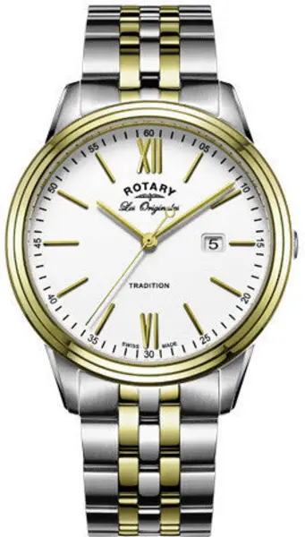 Rotary Watch Les Originales Tradition Men D - White RTY-800