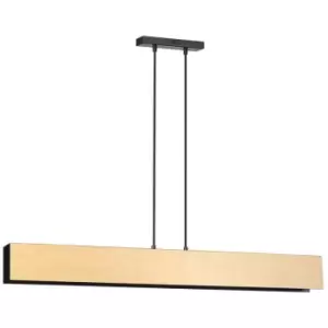 Emibig Carlo Black Bar Pendant Ceiling Light 4x E27