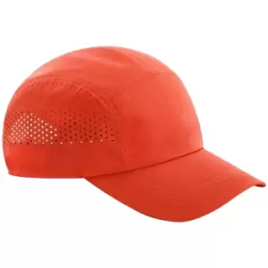 Beechfield Unisex Adult Technical Running Baseball Cap (One Size) (Chilli Red)