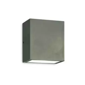 Ideal Lux Lighting - Ideal Lux LED Outdoor Cubic Up & Down Wall Light Anthracite IP65, 3000K