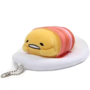 Gudetama Bacon Blanket Plush Key Chain