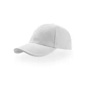 Atlantis Liberty Sandwich Heavy Brush Cotton 6 Panel Cap (One Size) (White/White)