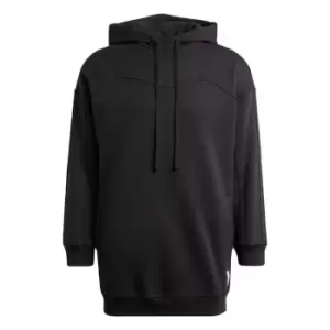 adidas Lounge Fleece Hoodie Womens - Black