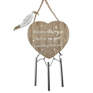 Thoughts of You Heart Windchime - Always Angel (One Random Supplied)