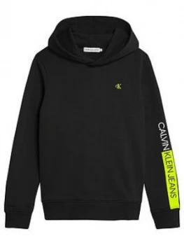 Calvin Klein Jeans Boys Logo Sleeve Hoodie