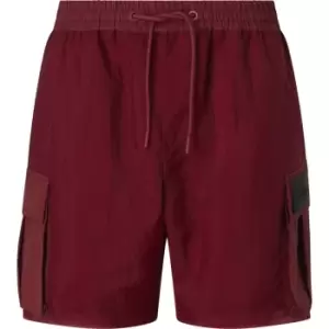 Calvin Klein Jeans Mesh Ripstop Cargo Short - Red