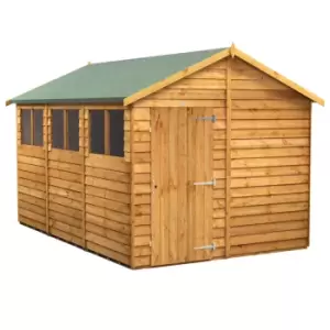 Power 12x8 Overlap Apex Shed