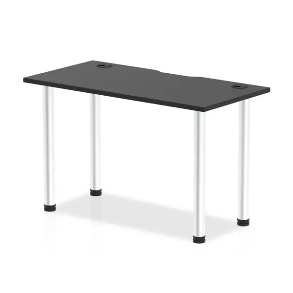 Dynamic Office Solutions Impulse Black Series Slimline Straight Table I004230