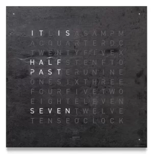 QLOCKTWO Classic Creators Edition Metamorphite Wall Clock 45cm