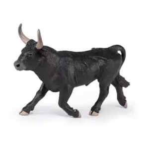 PAPO Farmyard Friends Camargue Bull Toy Figure, Three Years or Above, Black (51182)